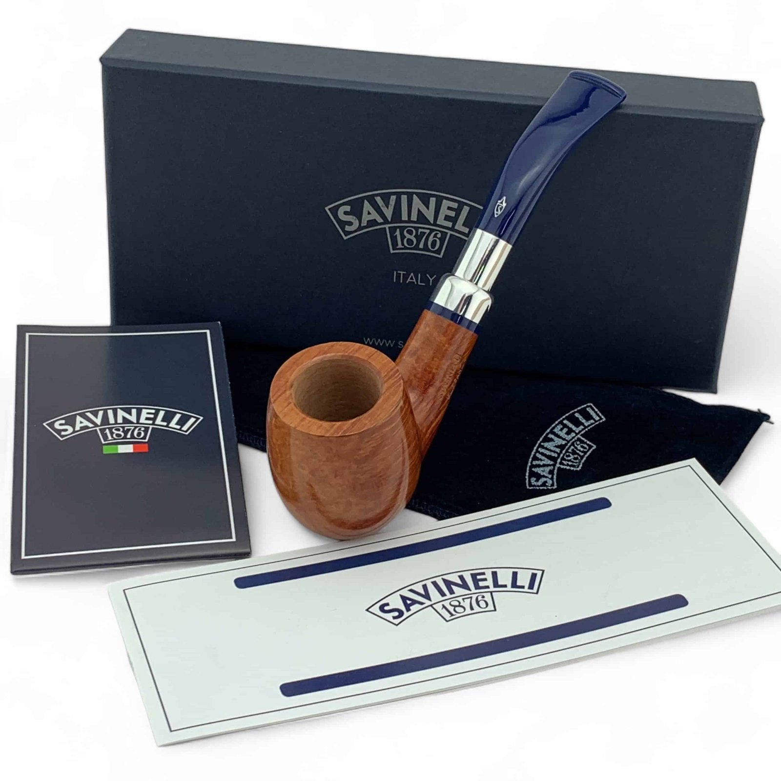 Savinelli Pipe: Eleganza Smooth Natural (606 KS) (6mm)