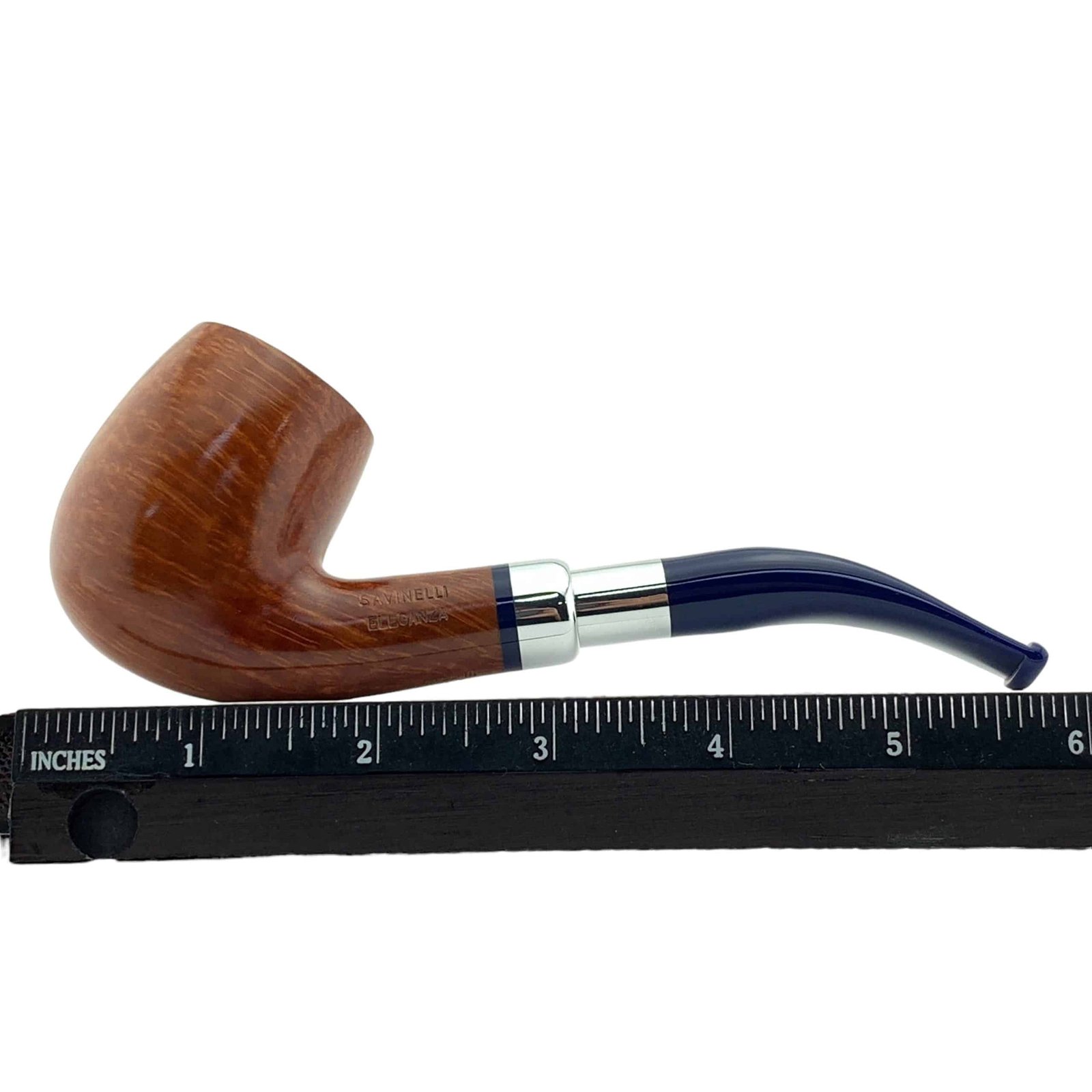 Savinelli Pipe: Eleganza Smooth Natural (606 KS) (6mm) - Image 11
