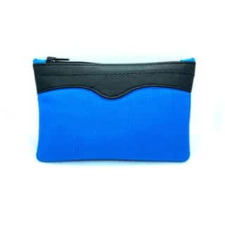 Canvas 6″ Zipper Tobacco Pouch Blue