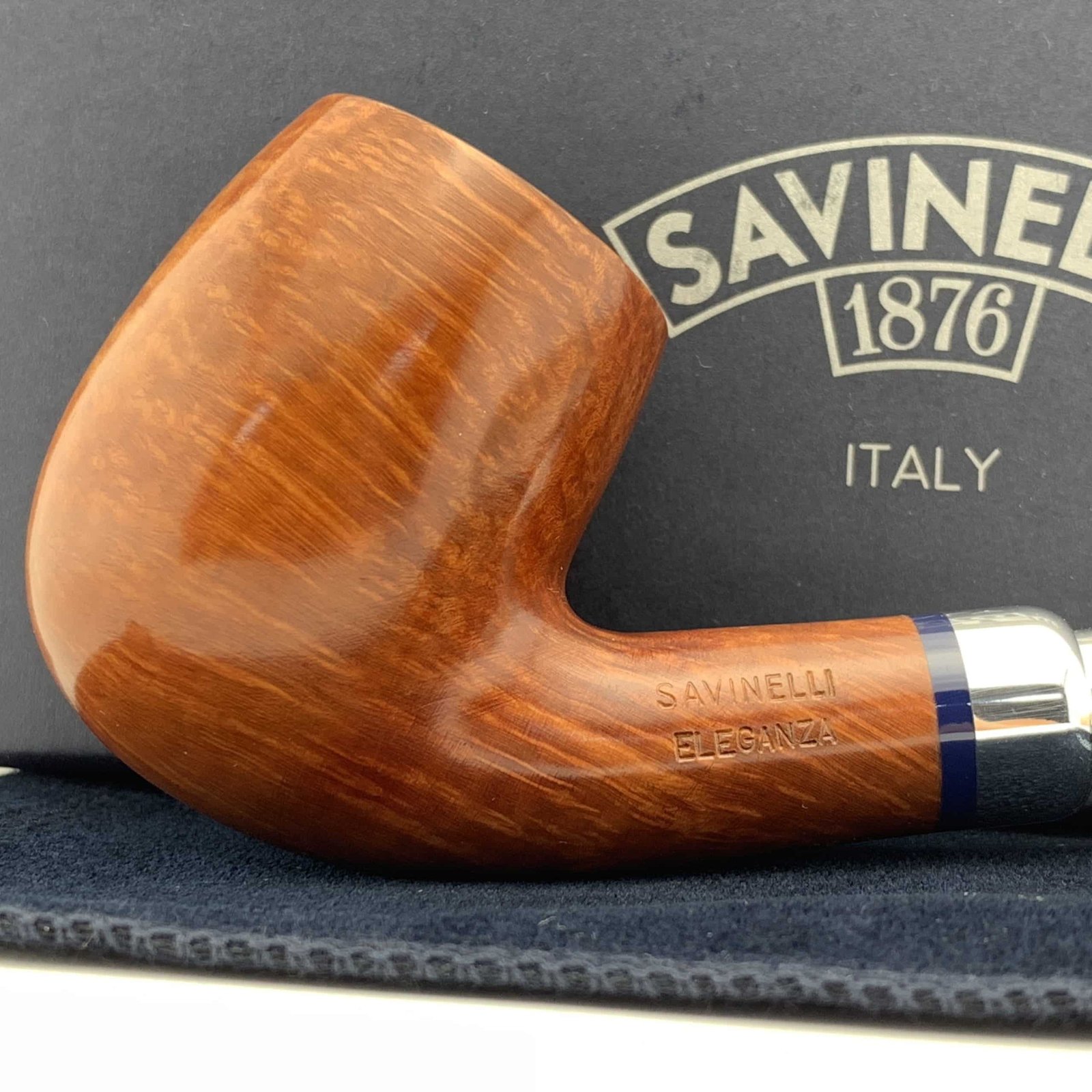 Savinelli Pipe: Eleganza Smooth Natural (606 KS) (6mm) - Image 3