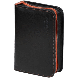 Erik Stokkebye 4th Generation Leather 3 Pipe And Tobacco Zipper Bag Black
