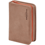 Erik Stokkebye 4th Generation Leather 3 Pipe Tobacco Zipper Bag Brown