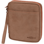 Erik Stokkebye 4th Generation Leather 4 Pipe & Tobacco Zipper Bag Brown