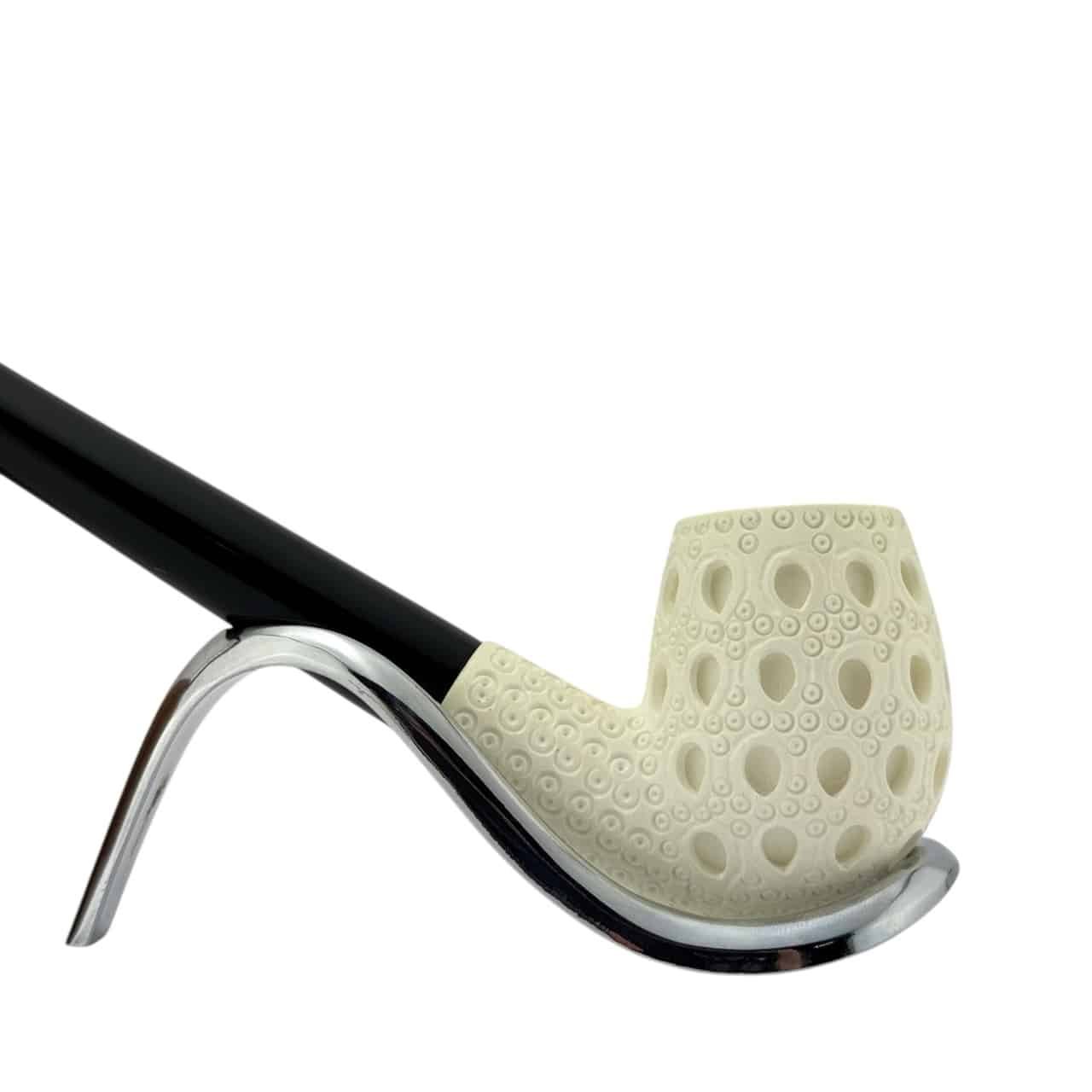 SMS Meerschaum – Lattice Bent Churchwarden Pipe - Image 5