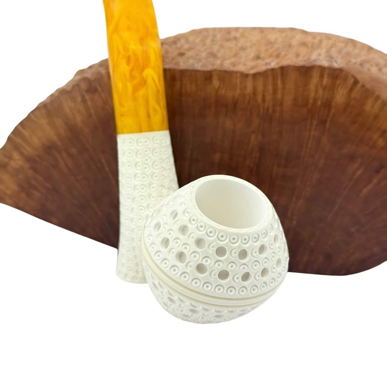 SMS Meerschaum – Unique Lattice Rhodesian Sitter - Image 5