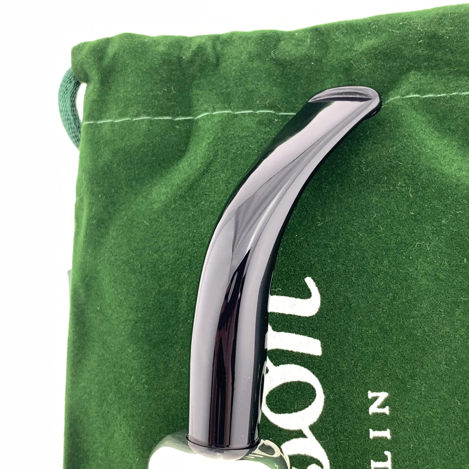 Peterson Pipe: Arklow Sandblasted (XL90) Fishtail Bent Billiard - Image 7