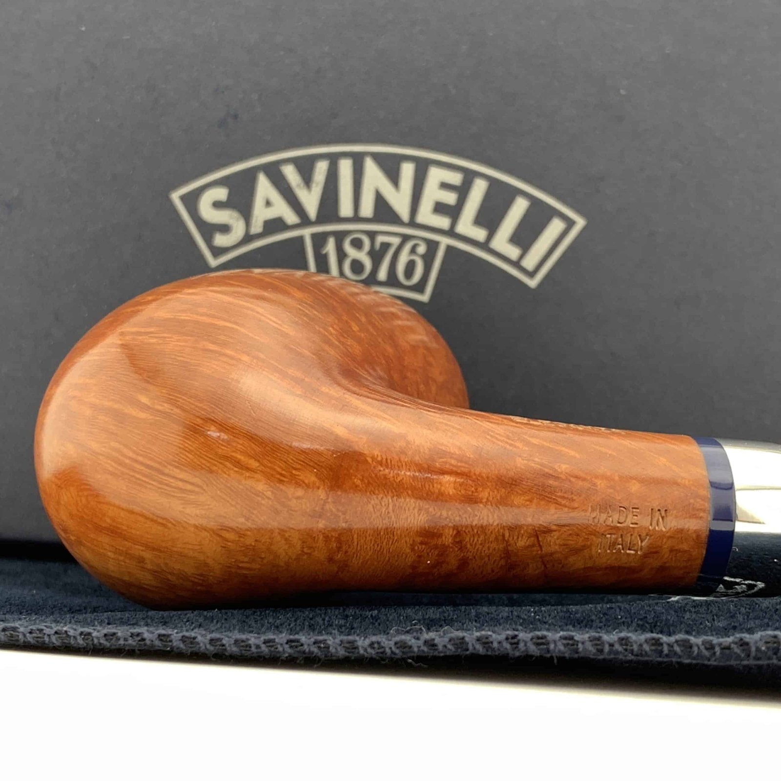 Savinelli Pipe: Eleganza Smooth Natural (606 KS) (6mm) - Image 8