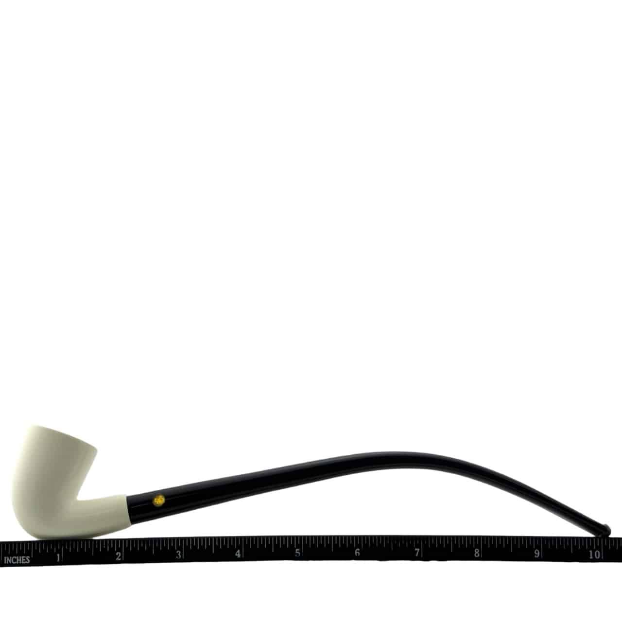 SMS Meerschaum – Smooth Bent Dublin Churchwarden Pipe - Image 8