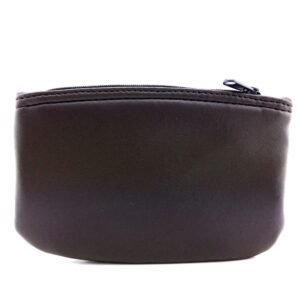 Brown Zipper Tobacco Pouch