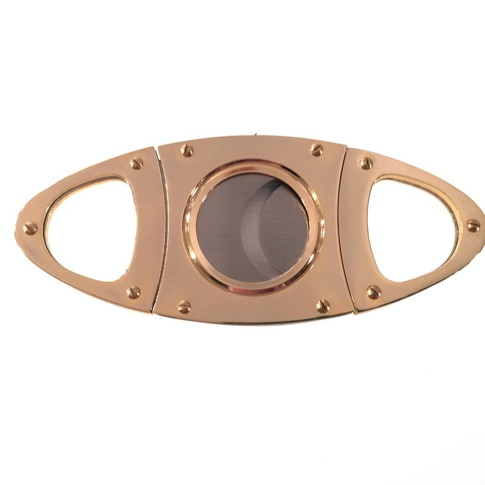 Gold Tone Guillotine Cigar Cutter