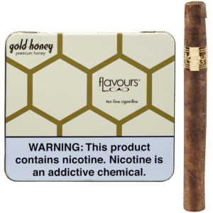 CAO Flavours Gold Honey Cigarillos 10 Per Tin