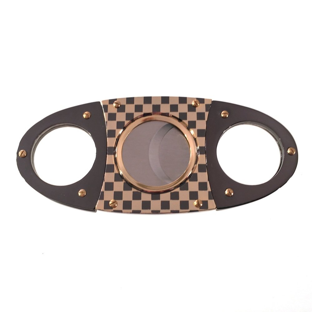 Checkerboard Guillotine Cigar Cutter