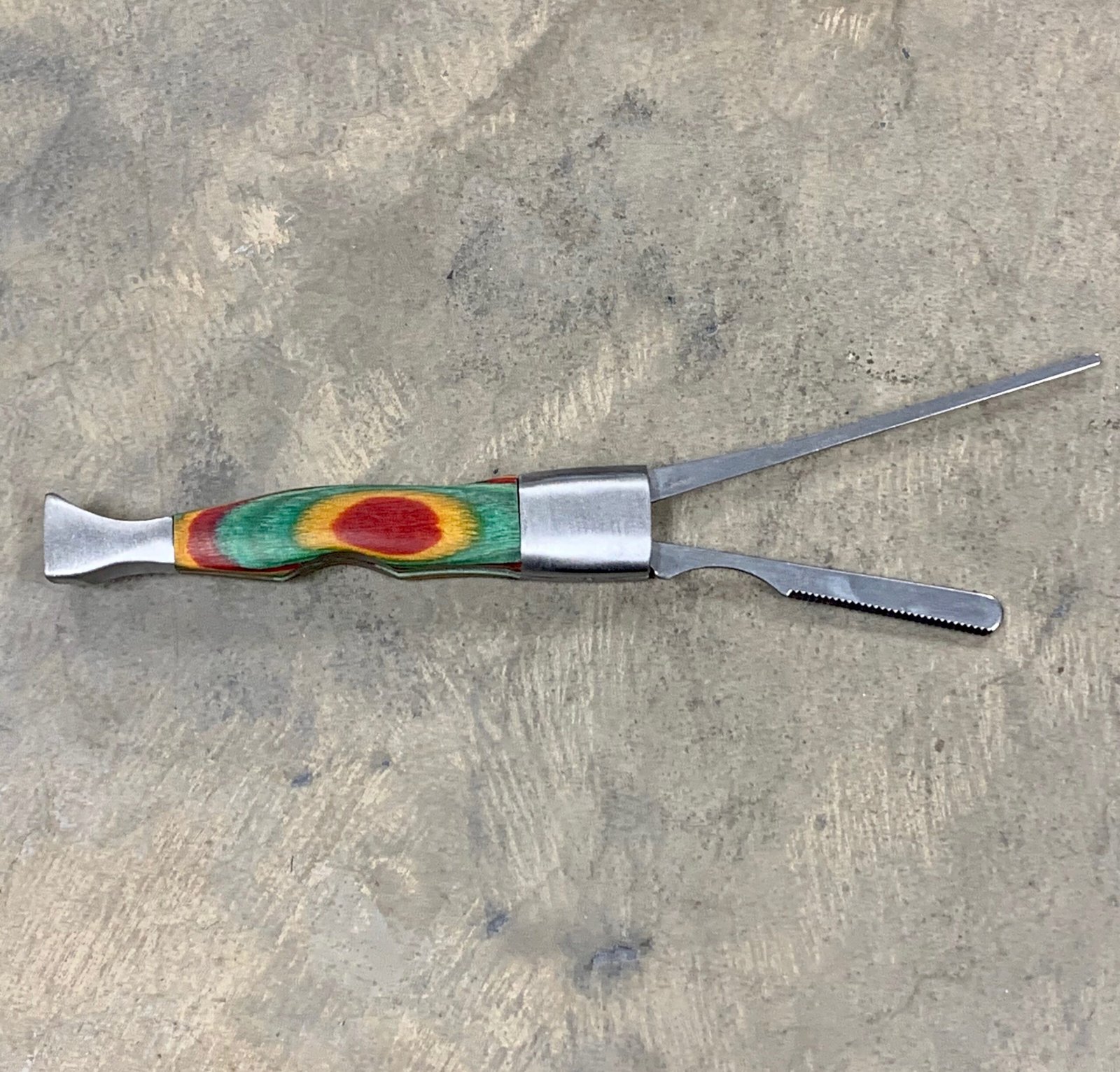 Colorful Wood Insert Pipe Tool and Tamper - Image 2