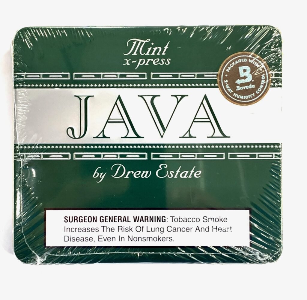 Java Mint X~press 4 x 32 Cigar Tin