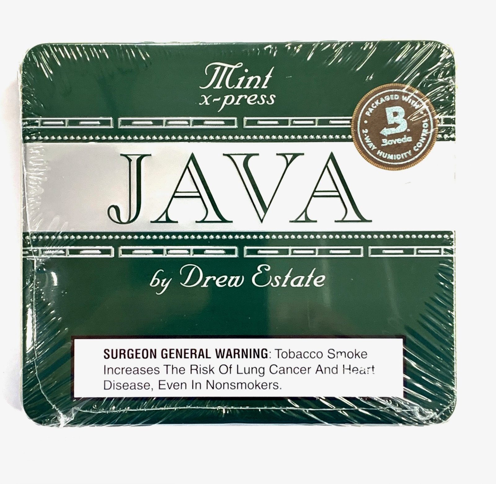 Java Mint X~press 4 x 32 Cigar Tin