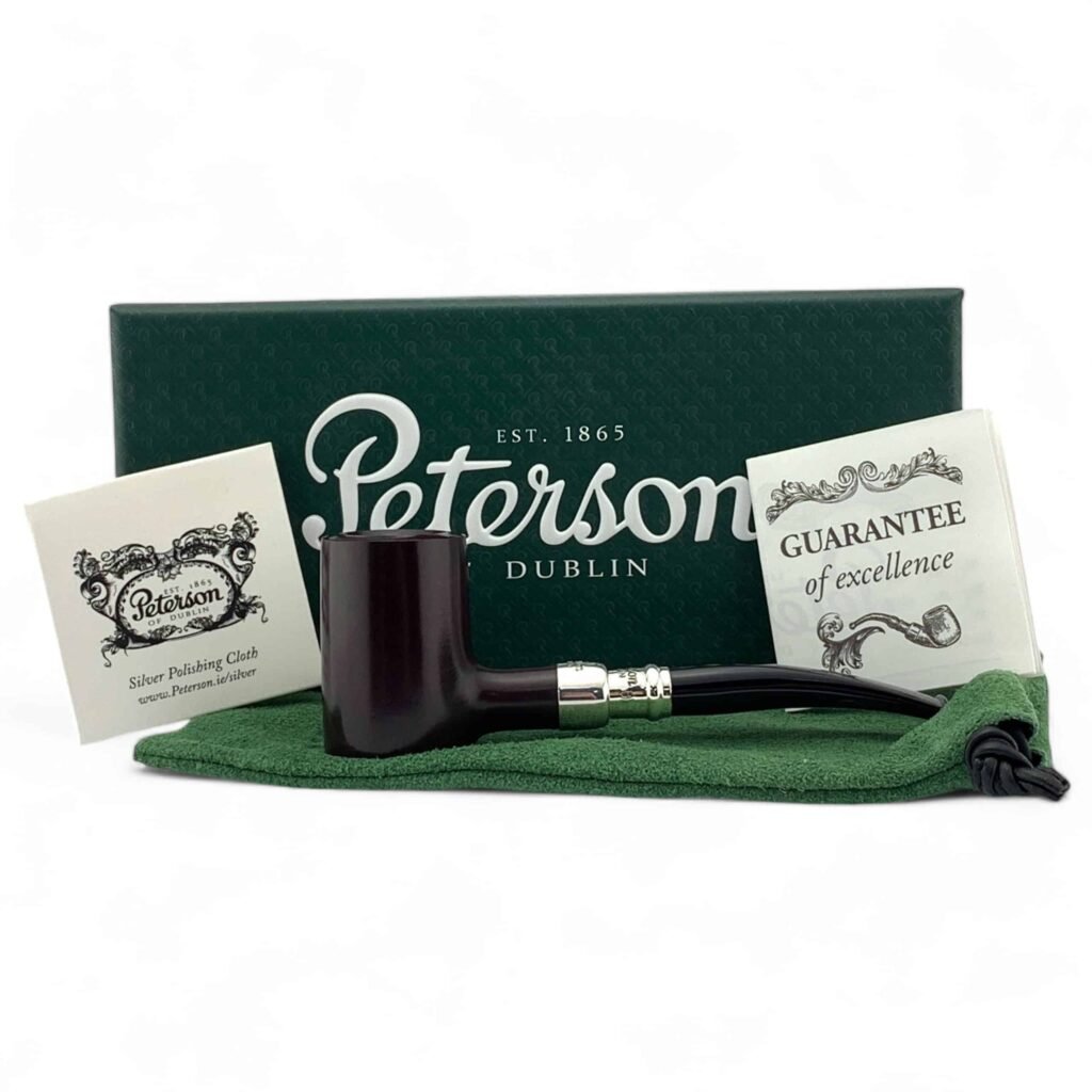 Peterson Pipe: Dark Red Spigot (701) Fishtail Poker