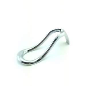 Pipe Rest – Single Pipe Rest Chrome Finish Heel