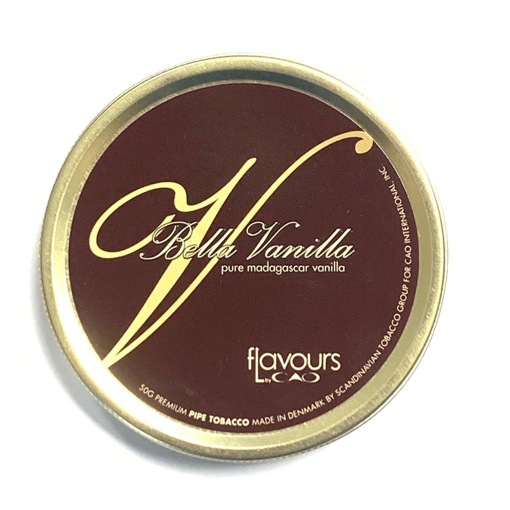 CAO Bella Vanilla Pipe Tobacco 50g Tin - Image 2