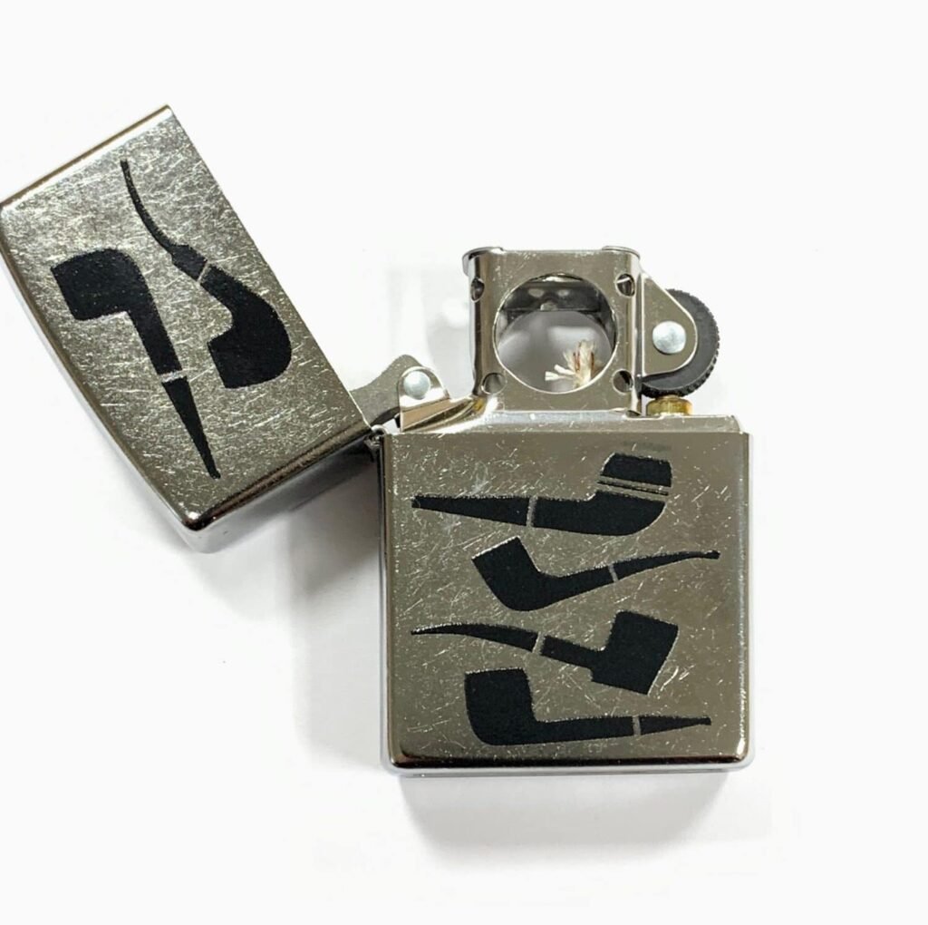 Zippo Pipe Lighter Stacked Pipes