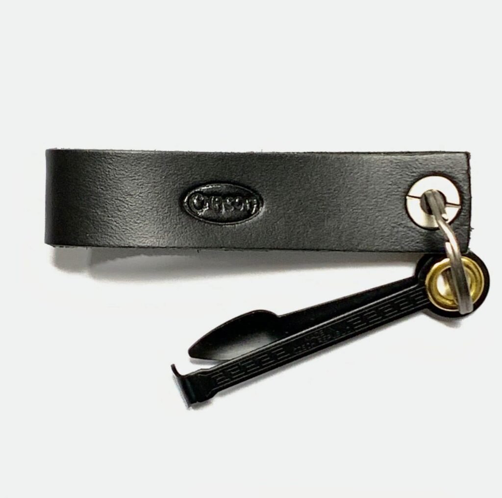 Chacom Black Leather One Pipe Stand with Pipe Tool