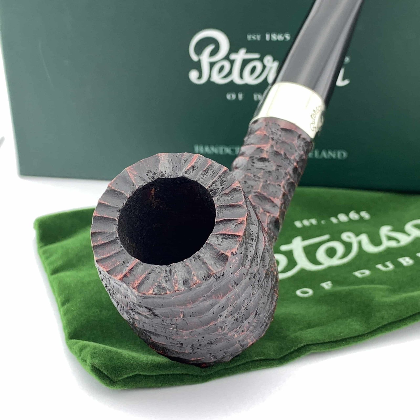 Peterson Pipe: NEW Donegal Rocky (X105) Fishtail Billiard Pipe - Image 4