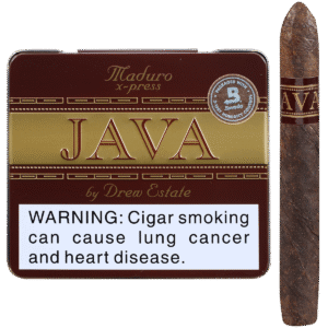 Java Maduro X~press 4 x 32 Cigar Tin