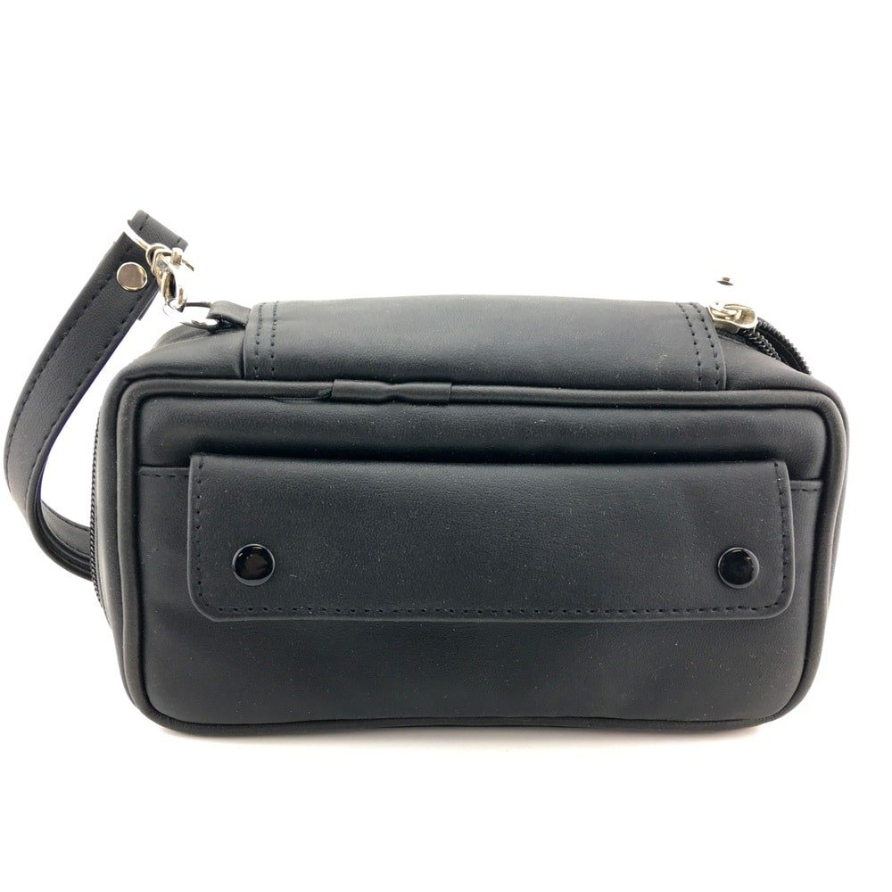 Castleford Black Combination Pipe & Tobacco Pouch Snap