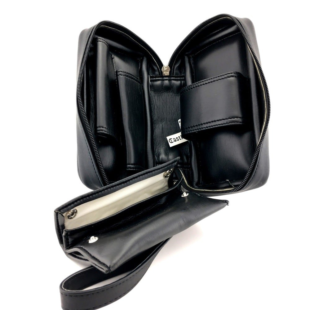 Castleford Black Combination Pipe & Tobacco Pouch Snap - Image 4