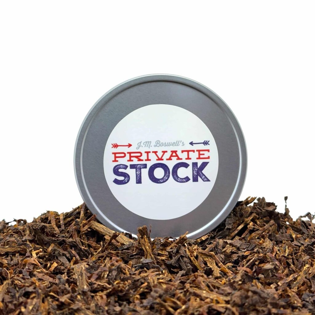 Boswell J.M.’s Private Stock Virginia Perique Tobacco Tin 4oz