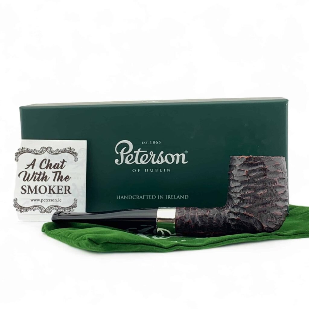 Peterson Pipe: NEW Donegal Rocky (X105) Fishtail Billiard Pipe
