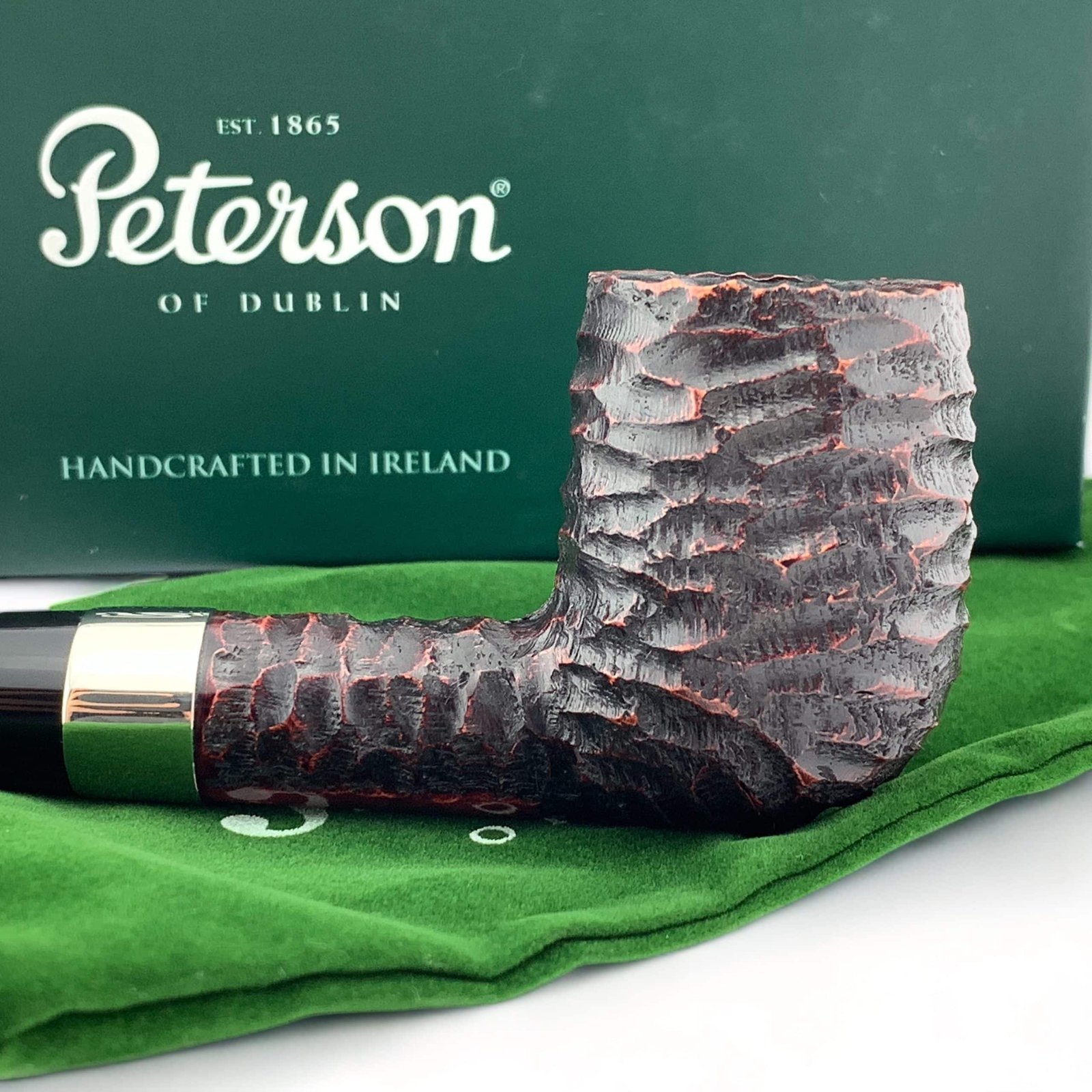 Peterson Pipe: NEW Donegal Rocky (X105) Fishtail Billiard Pipe - Image 7