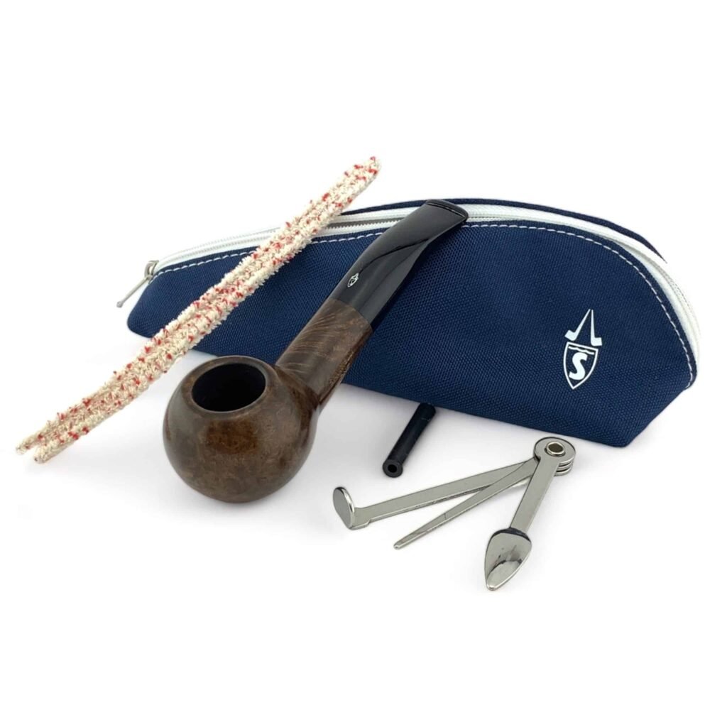 Savinelli Pipe: One Starter Kit Smooth (321) (6mm) Author Pipe