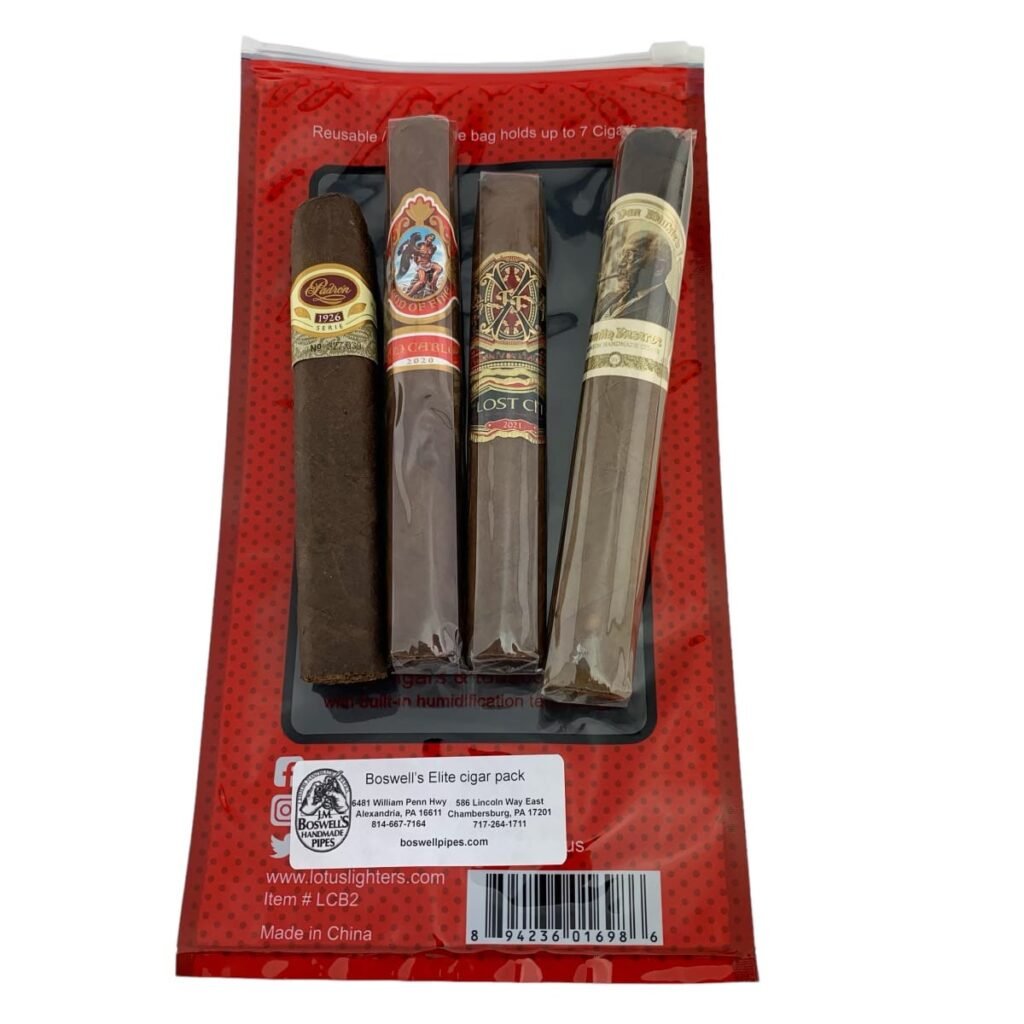 Elite Cigar 4 Pack Rare Opus X, God of Fire, Padron & Pappy Van Winkle