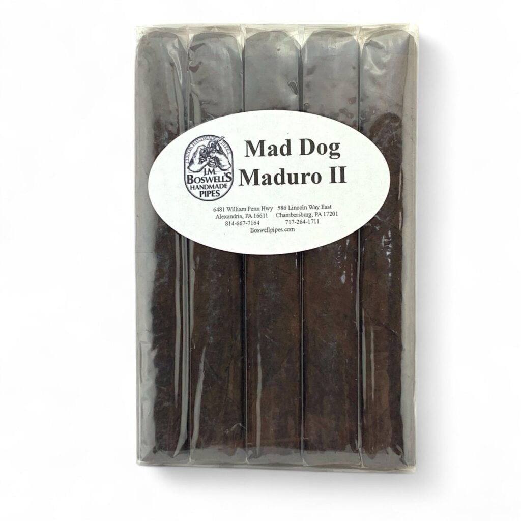 Boswell Bundle- Mad Dog Maduro II Toro Cigars 5 Pack