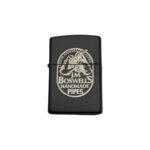 Boswell Logo- Classic Black Matte Zippo Pipe Lighter