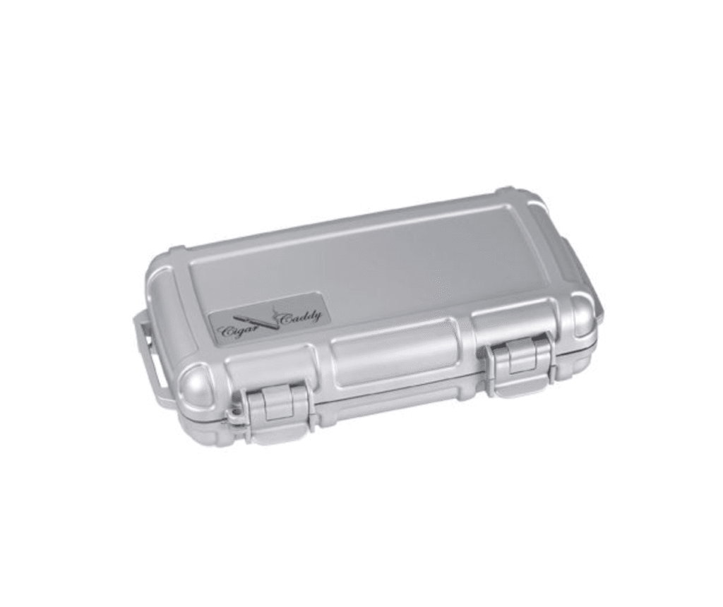 Cigar Caddy 5 Count Silver