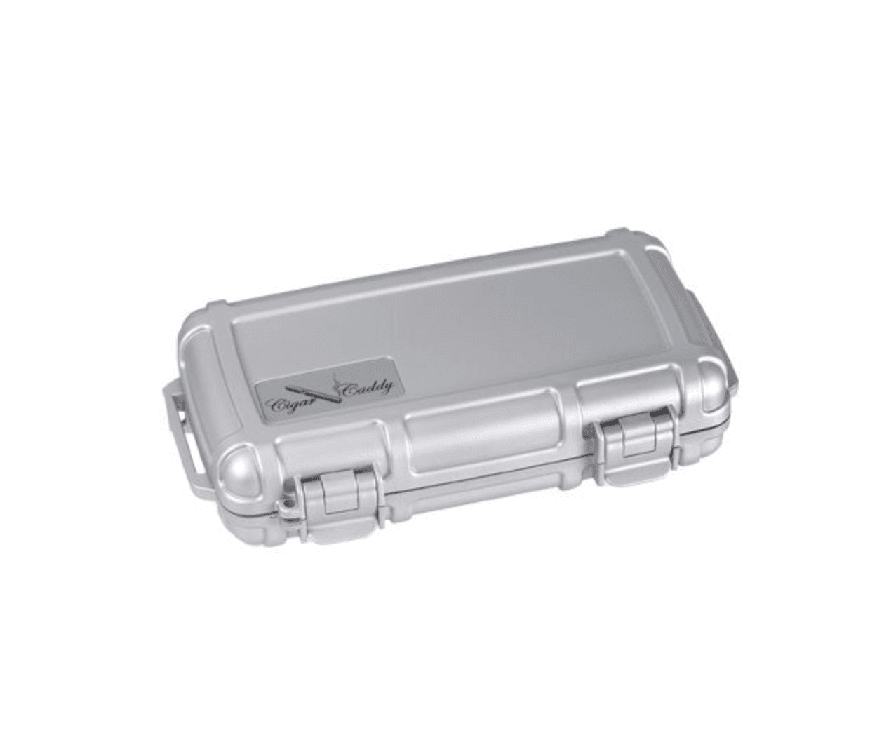 Cigar Caddy 5 Count Silver