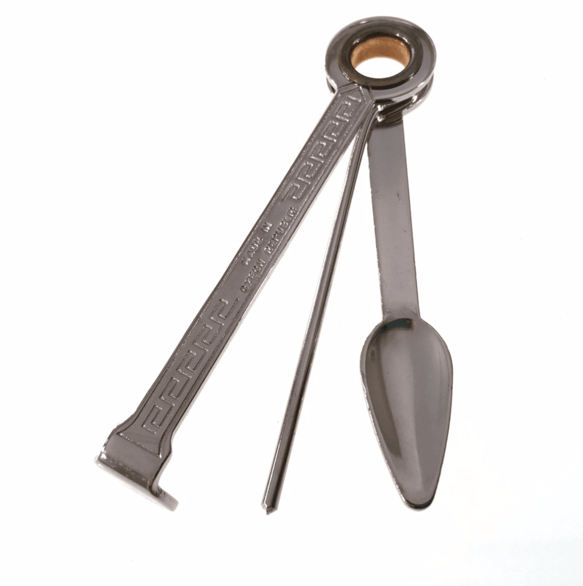 Chacom Black Leather One Pipe Stand with Pipe Tool - Image 3