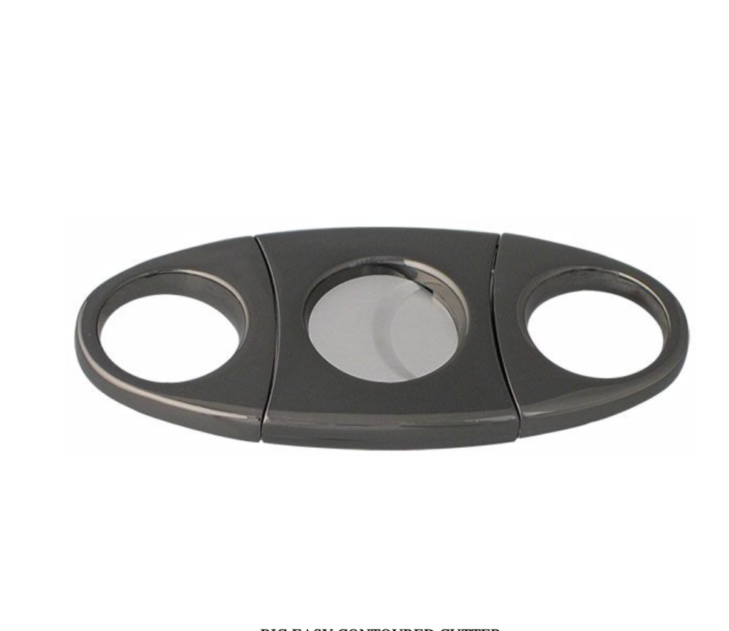 Big Easy Contoured Cigar Cutter GunMetal