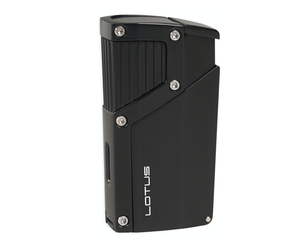 Lotus Czar Quad Flame Cigar Lighter Black