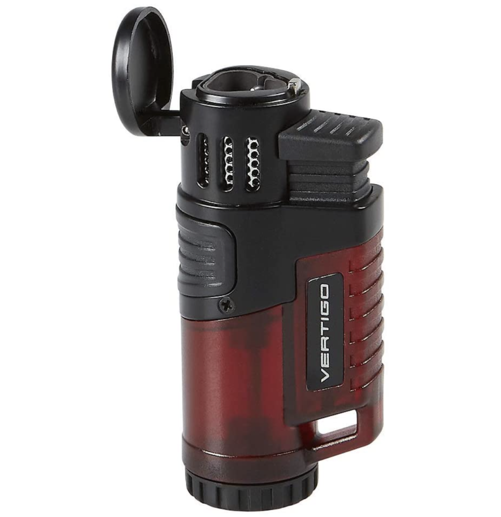 Vertigo Hawk Triple Jet Flame Cigar Lighter (Red)