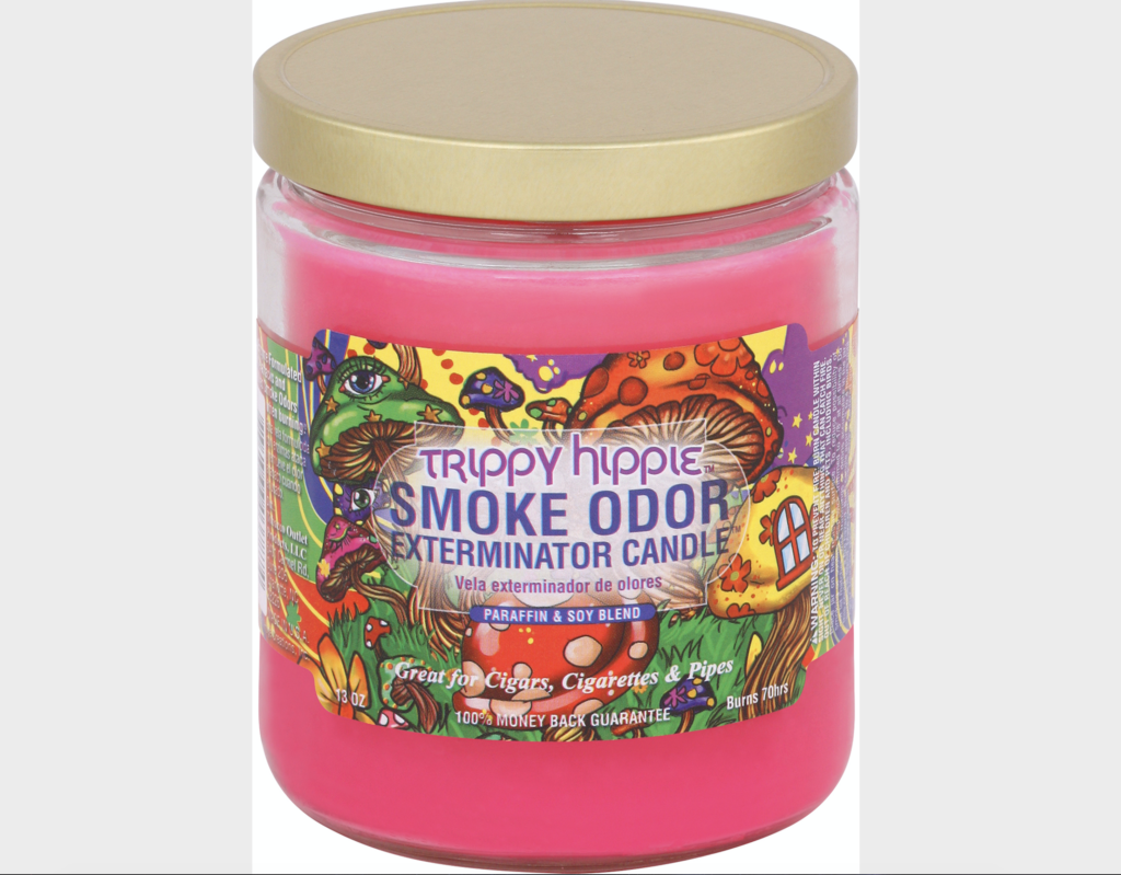 Smoke Odor Exterminator Candle Trippy Hippie 13oz.