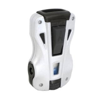 Lotus GT Lighter Duel Torch with Cigar Punches Silver/Chrome