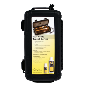 Cigar Caddy Travel Cigar Humidor, Holds 10 Cigars