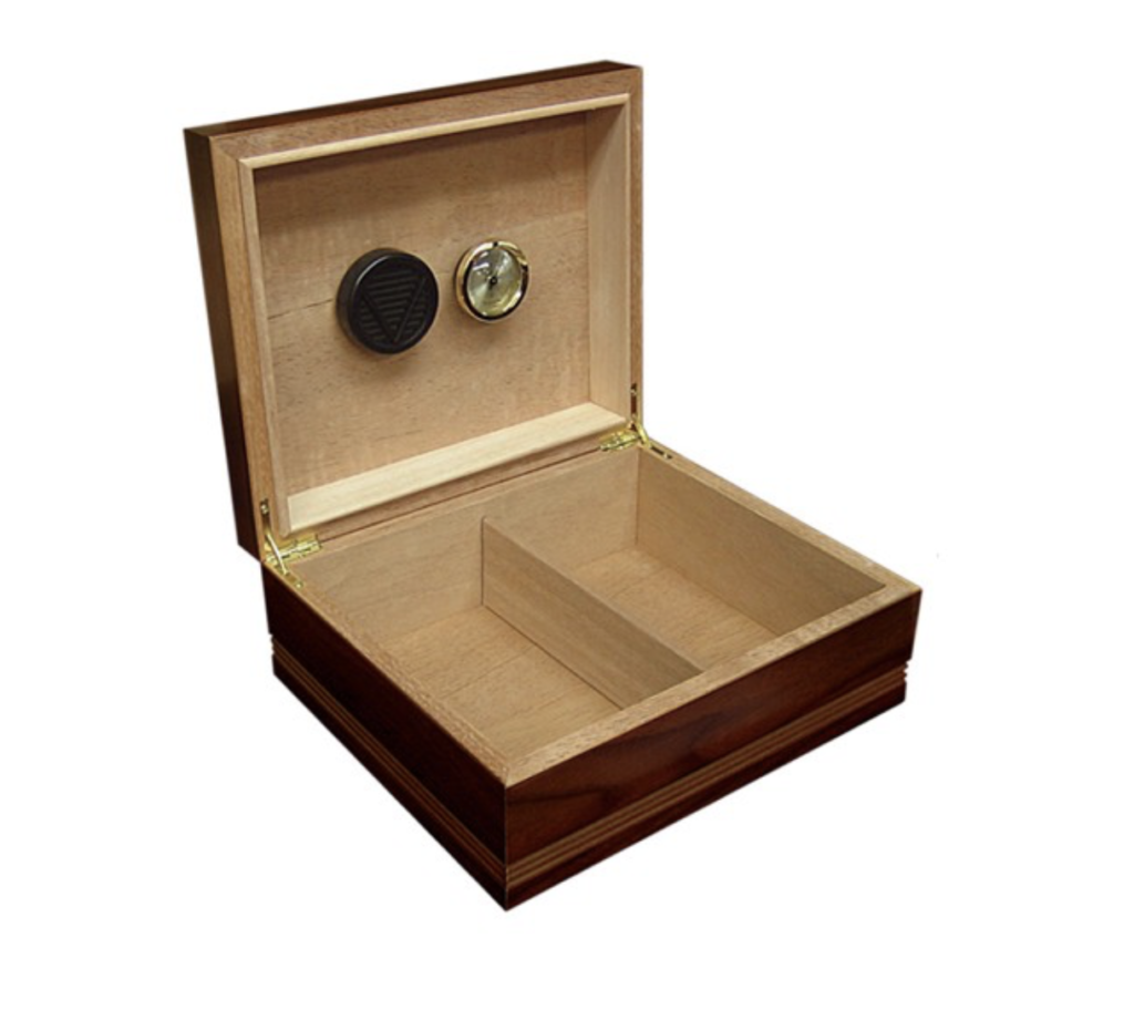 Prestige Import Group Duke Cigar Humidor Almond Finish up to 50 Cigar Capacity