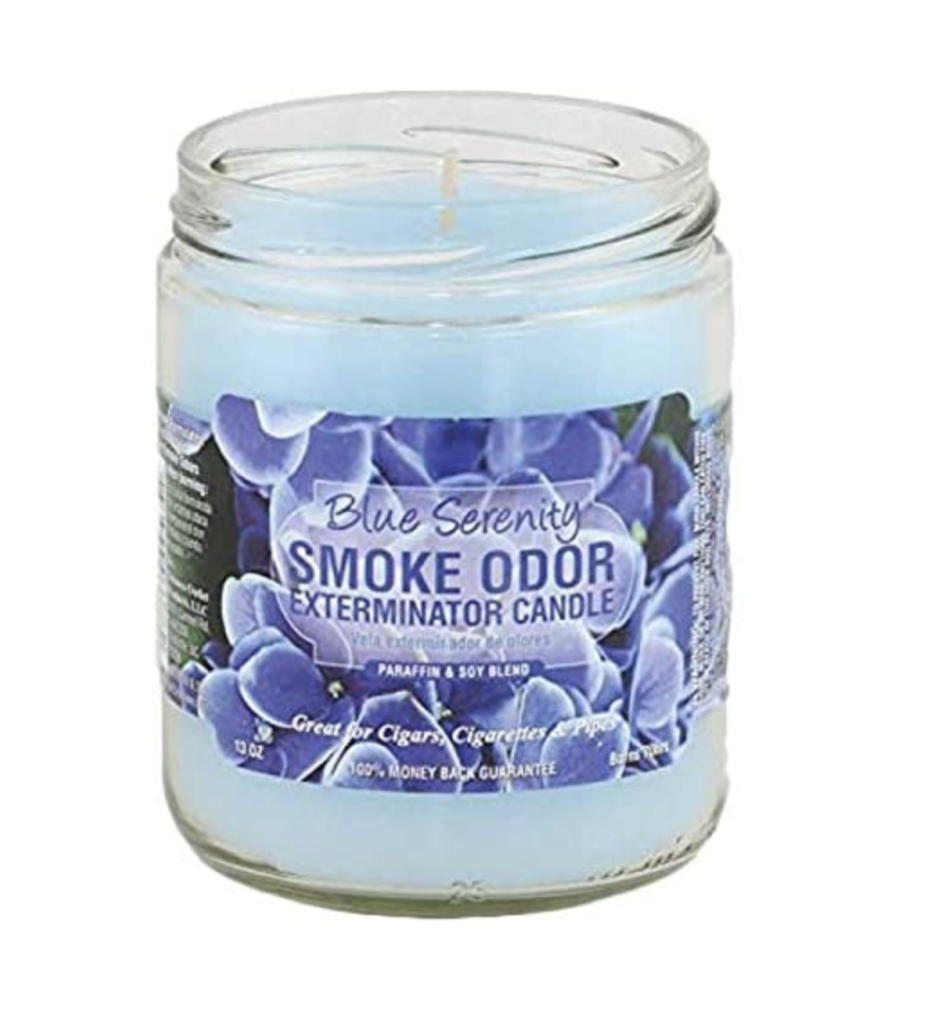 Smoke Odor Exterminator Candle Blue Serenity 13oz