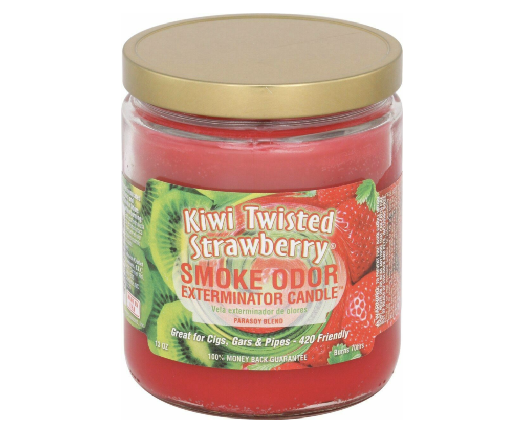 Smoke Odor Exterminator Candle Kiwi Twisted Strawberry 13oz