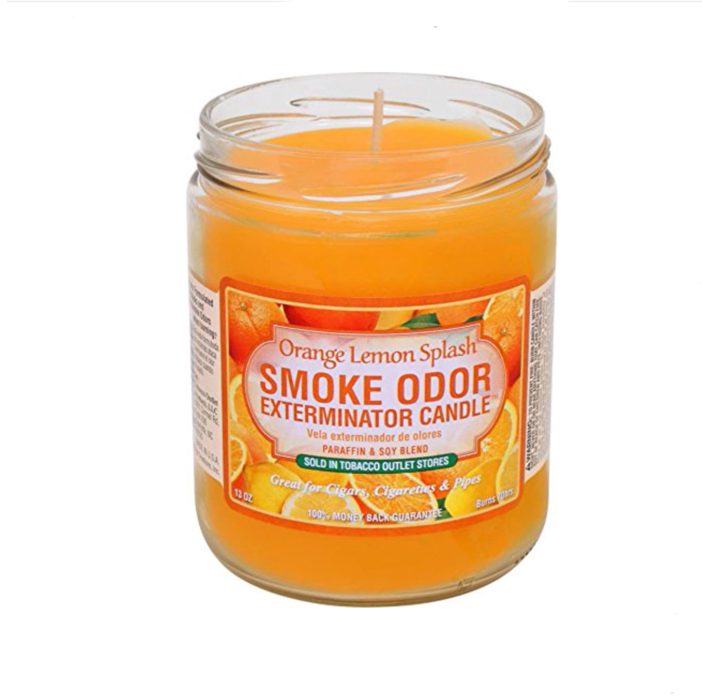 Smoke Odor Exterminator Candle Orange Lemon Splash