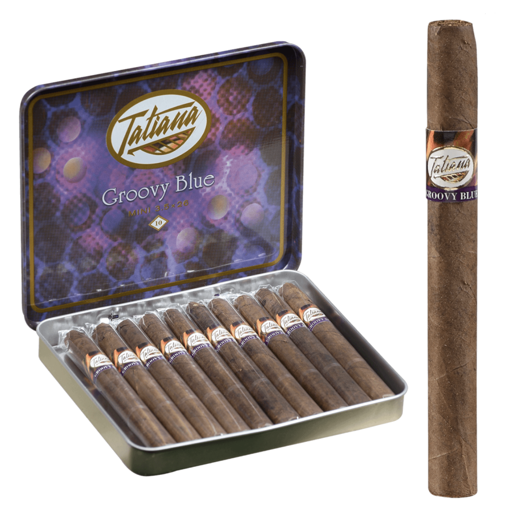 Tatiana Mini Groovy Blue 10 Pack Tin