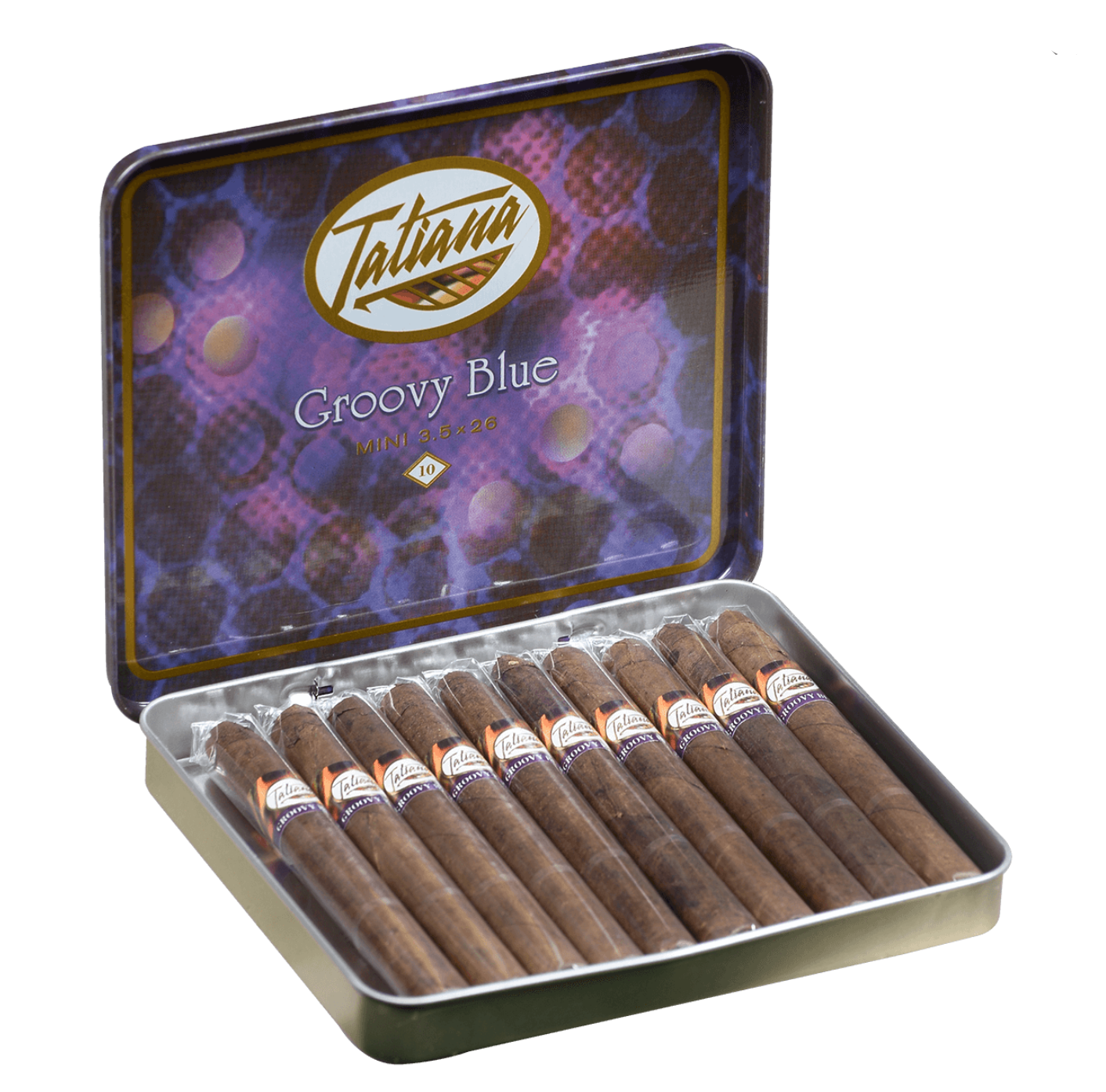 Tatiana Mini Groovy Blue 10 Pack Tin - Image 3